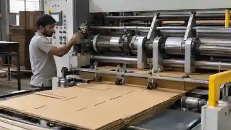 Corrugated box converting machinery